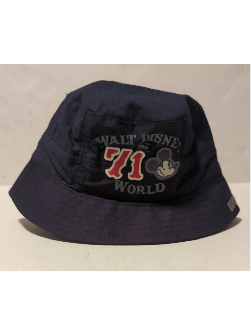 Walt Disney World Parks 71 Kids Youth Size Bucket Hat Mickey Mouse Souvenir Navy